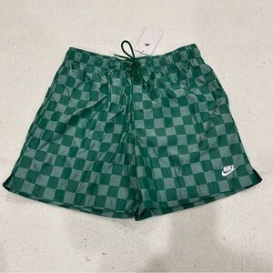Nike Green Checkered Shorts